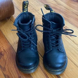 Toddler size 7 Dr. Martens black boots